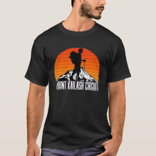 T-shirt Circuit Mont Kailash Randonnée Trail Vintage Rétro
