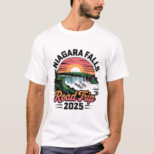 T-shirt Circuit routier aux chutes du Niagara 2025 Voyage 