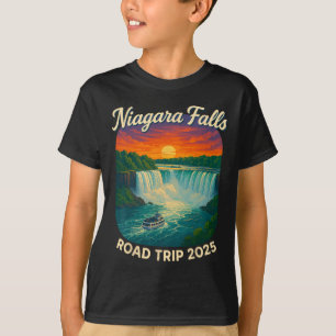 T-shirt Circuit routier des chutes du Niagara 2025 Coucher