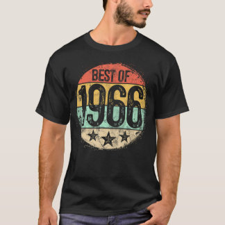 T-shirt Circulaire Best Of 1966 58 Ans 58E Anniversaire