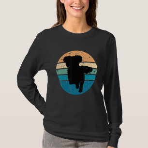 T-shirt Circulaire Retro Shih Tzu Propriétaire Parents Vêt