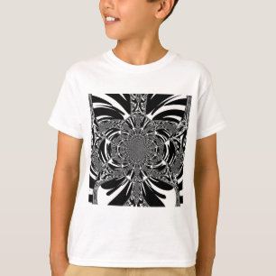 T-shirt Circulaire Zebra Kaleidoscope Art
