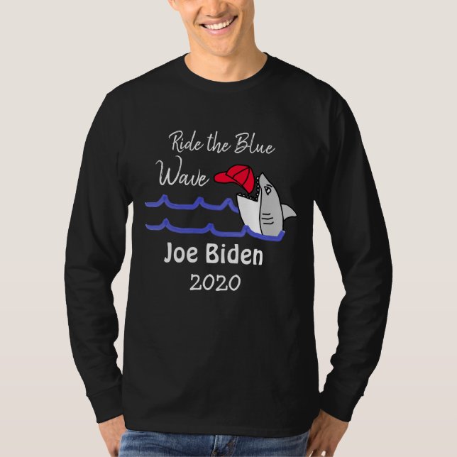 T-shirt Circuler dans la vague bleue Vote démocrate Joe Bi (Devant)