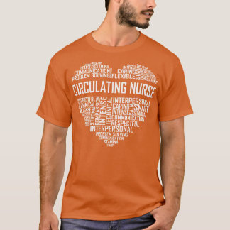 T-shirt Circuler le coeur des infirmières