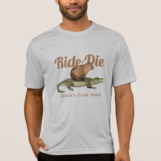 T-shirt Circuler ou mourir avec votre nom de club (Devant)