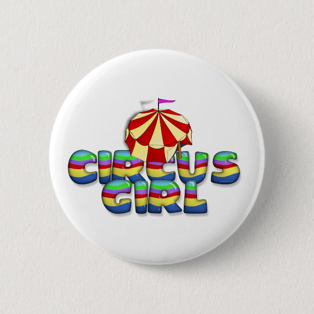 T-SHIRT Circus Girl Button (Vorderseite)