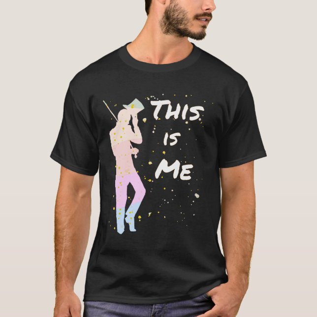 T-shirt Circus Ring Master P T Barnum Silhuotte Design En (Devant)