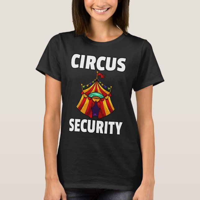 T-shirt Circus Staff Security Ringmaster Clown (Devant)