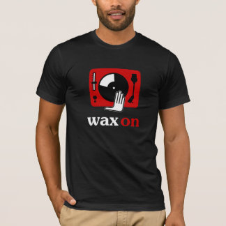 T-shirt Cire sur la chemise du DJ de Tourne-disque