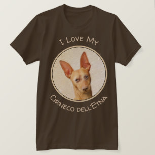 T-shirt Cirneco dell’Etna Peinture - Cute Original Chien A