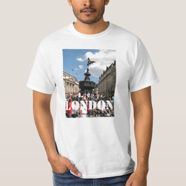 T-shirt Cirque Londres de Piccadilly de statue d'eros (Devant)