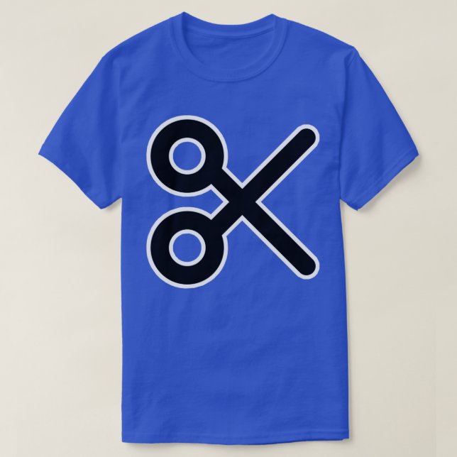 T-shirt Ciseaux ciseaux (Design devant)