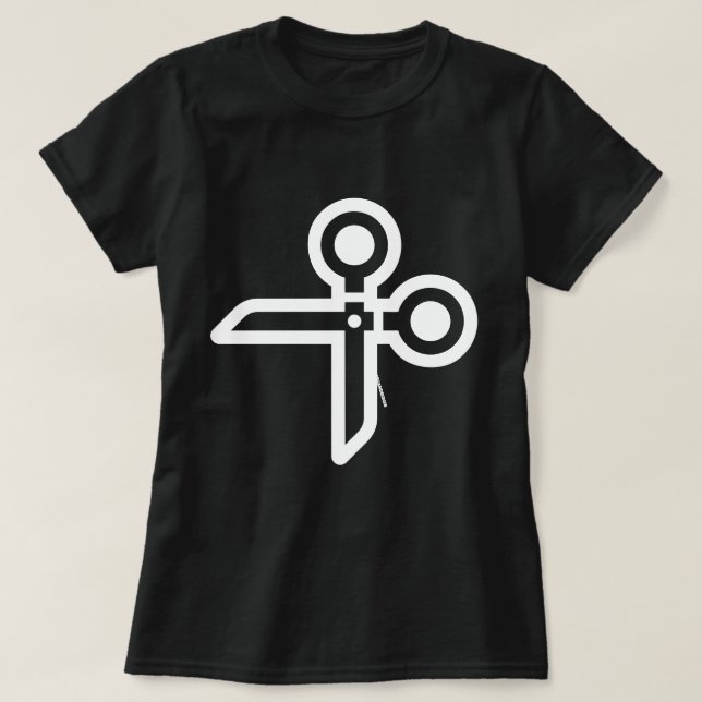 T-shirt Ciseaux de BANDE de CHAISE (Design devant)