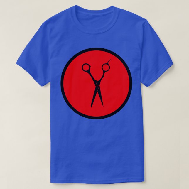T-shirt Ciseaux rouges (Design devant)