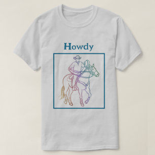T-shirt CISV Austin Howdy Cowboy Hommes