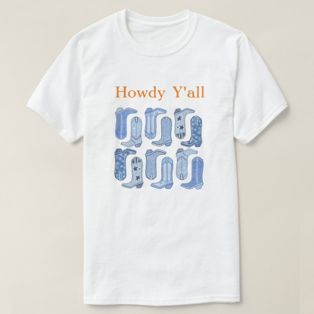 T-shirt CISV Austin Howdy Y'all (Design devant)
