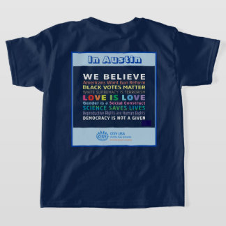 T-shirt CISV Austin pour Peace Boy