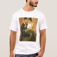 Citadin Couple, 1920 (huile sur la toile)