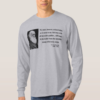 T-shirt Citation 1B de Charles Darwin
