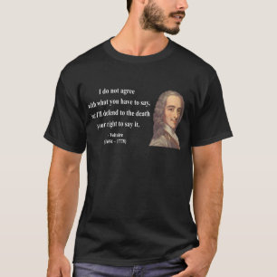 T-shirt Citation 1B de Voltaire