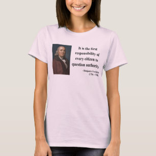 T-shirt Citation 3b de Ben Franklin