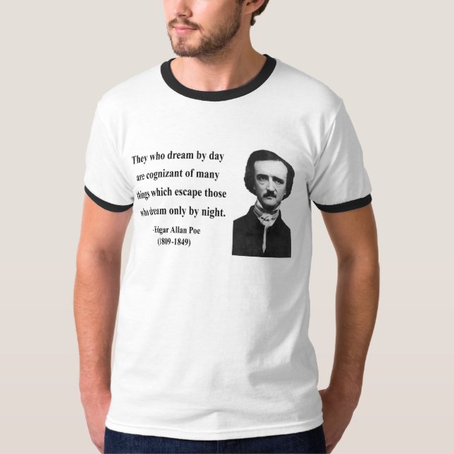 T-shirt Citation 3b d'Edgar Allen Poe (Devant)