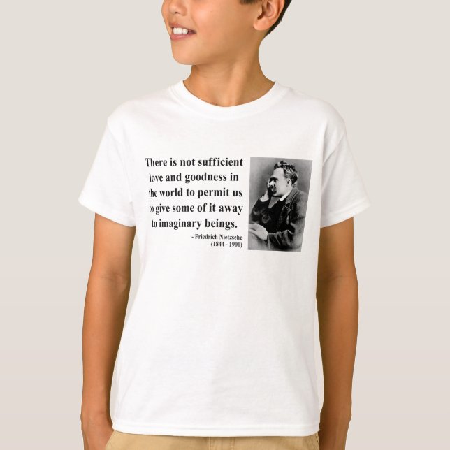 T-shirt Citation 7b de Nietzsche (Devant)