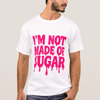 T-shirt citation à goutte rose néon - personnalisa