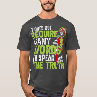 T-shirt Citation amérindienne qu'elle n'exige pas