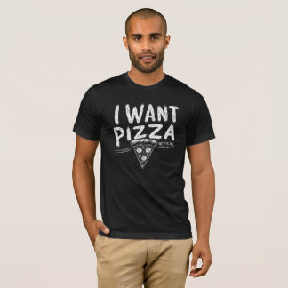 T-shirt Citation Amusante De Pizza