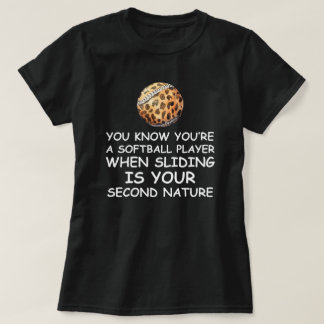 T-shirt Citation Amusante De Softball | Cantiques