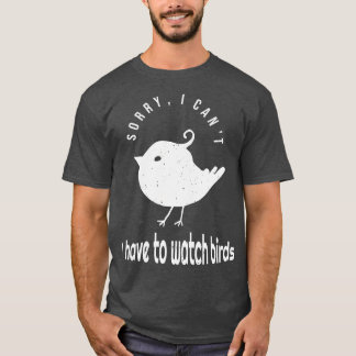 T-shirt Citation amusante d'Oiseaux