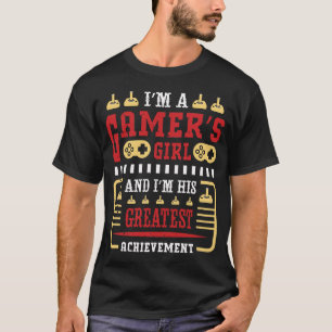 T-shirt Citation Amusante Gamer Girfriend