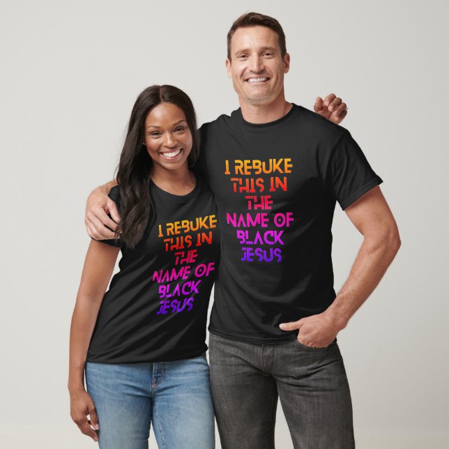 T-shirt Citation amusante "Je reproche cela au nom de Noir (Unisexe)