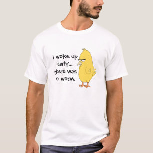 T-shirt Citation amusante pour les oiseaux précoces