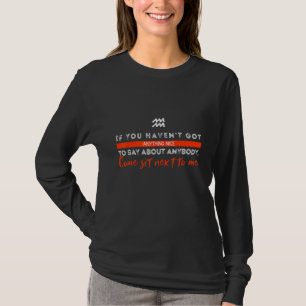 T-shirt Citation Aquarius Constellation Aquarius Astrology