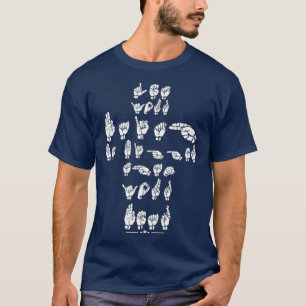 T-shirt Citation ASL Laissez Votre Foi Être Plus Grande Q