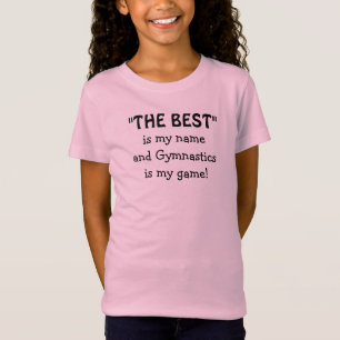 T-Shirt Citation Athlétique Gymnastique