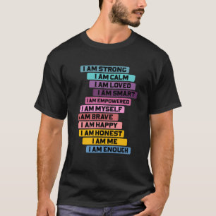 T-shirt Citation Auto-Motivationnelle Pour Une Affirmation