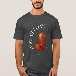 T-shirt Citation Cellist Juste Cellin Orchestre Cello