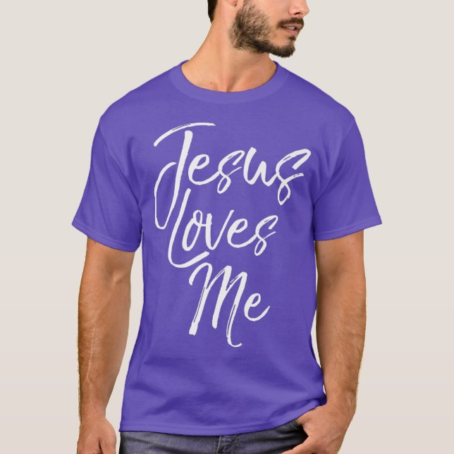T-shirt Citation chrétienne mignonne pour les femmes Jésus (Devant)