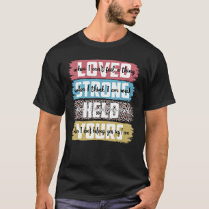 T-shirt Citation chrétienne pour Dieu  Foi catholique chré