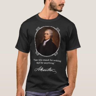 T-shirt Citation d'Alexander Hamilton - Signature de Hamil