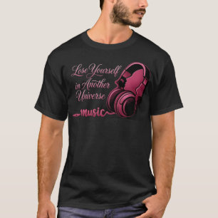 T-shirt Citation d'amant de musique esthétique – conceptio