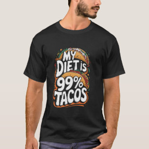 T-shirt Citation d'amateur de nourriture mexicaine Taco Tu