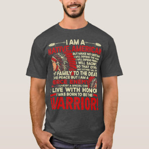 T-shirt Citation D'Amérindien Je Suis Un Amérindien