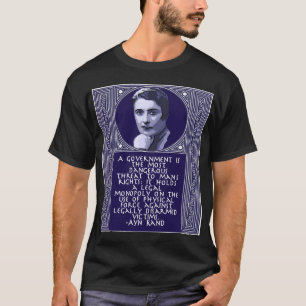T-shirt Citation d'Ayn Rand sur le monopole du