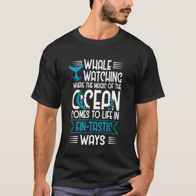 T-shirt Citation de baleines marines pour les mammifères m (Devant)