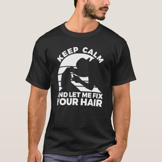 T-shirt Citation De Barbier Pour Un Coiffeur Sarcastique 4 (Devant)