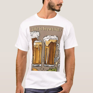 T-shirt Citation de bière